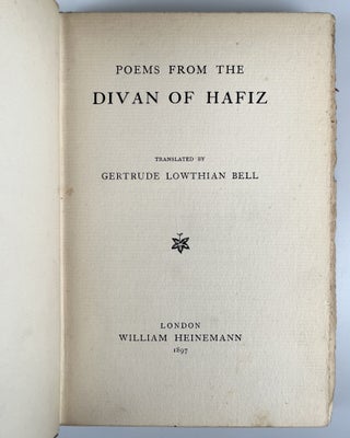 Poems from the Divan of Hafiz