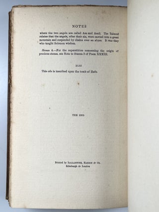 Poems from the Divan of Hafiz