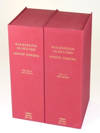 Marlborough: His Life and Times, an exceptional, full, four-volume set of British first edition, first printings in dust jackets, housed in solander cases