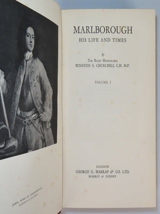 Marlborough: His Life and Times, an exceptional, full, four-volume set of British first edition, first printings in dust jackets, housed in solander cases