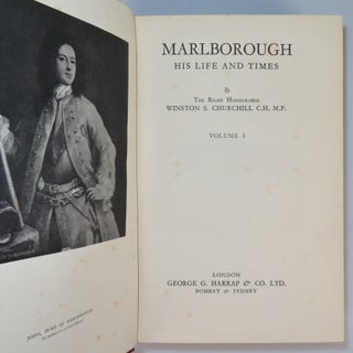 Marlborough: His Life and Times, an exceptional, full, four-volume set of British first edition, first printings in dust jackets, housed in solander cases