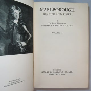 Marlborough: His Life and Times, an exceptional, full, four-volume set of British first edition, first printings in dust jackets, housed in solander cases