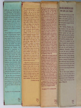 Marlborough: His Life and Times, full set of four British first edition, first printings in dust jackets