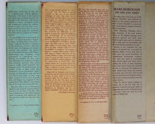 Marlborough: His Life and Times, full set of four British first edition, first printings in dust jackets