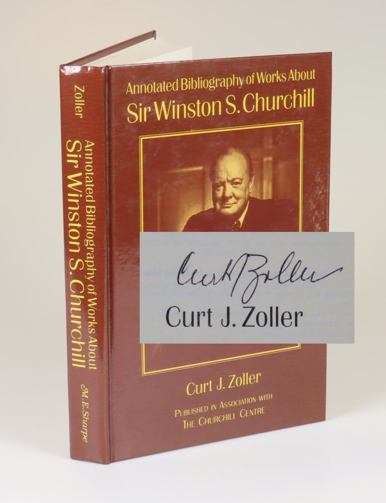 Annotated Bibliography of Works About Sir Winston S. Churchill, signed by the author