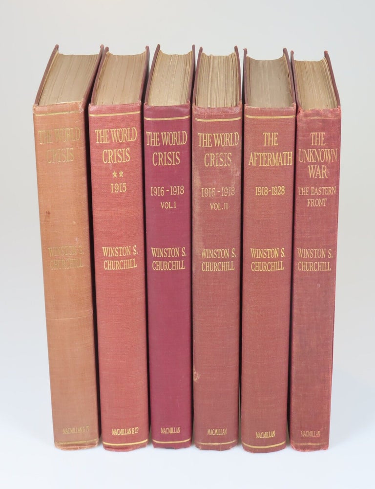 The World Crisis, a full set of six Canadian first editions